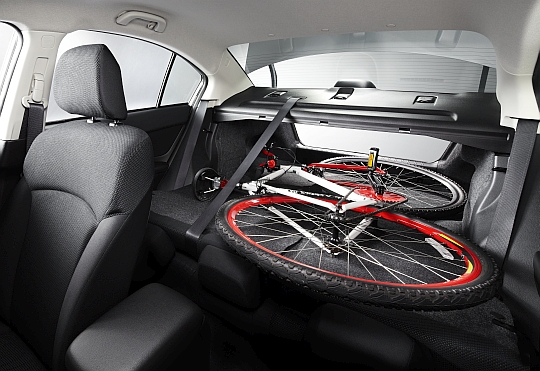 60/40 split folding rear seats